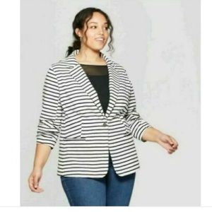 White & Black Blazer